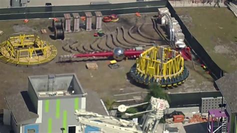 Final Pieces Of Orlando FreeFall Drop Tower At ICON Park Are Removed