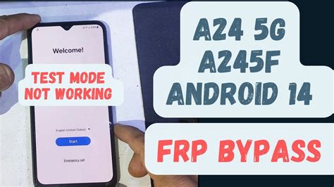 Samsung A24 5G A245F Android 14 Frp Bypass By Chimera Tool YouTube