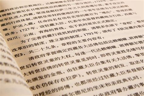 Livre Ouvert Avec Les Caractères Chinois Photo Stock Image Du Papier