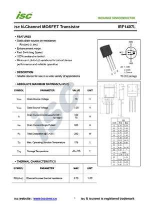 Irf Mosfet Datasheet Pdf Equivalent Cross Reference Search