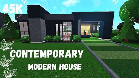 Building A Modern 45K House In BLOXBURG With No Gamepass Step By Step