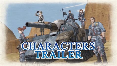 Valkyria Chronicles Remastered Characters Trailer Youtube