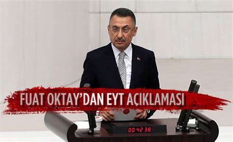 Fuat Oktay EYT ile ilgili düzenlemeyi bu ay kamuoyu ile paylaşacağız