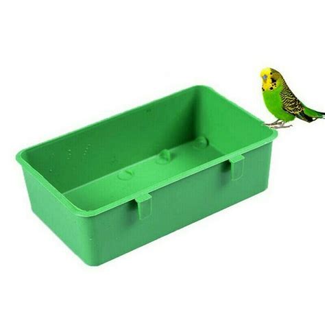 Boîte de bain pour perroquet oiseau douche à oiseaux cage à oiseaux