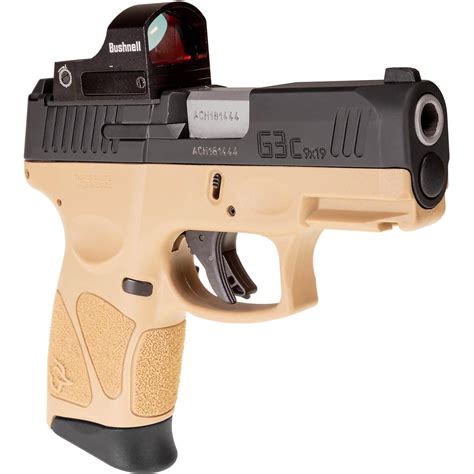 Taurus G3c Toro 9mm Tanblack Centerfire Pistol With Red Dot 399