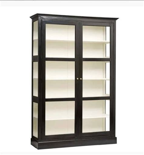 Large Black Glass Display Cabinet Black Cabinet Vitrine Etsy Uk