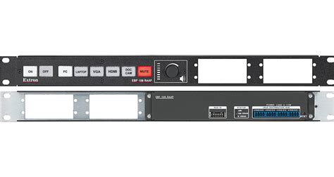 New Extron Ebus Button Panel Puts Powerful Av Control In The Rack