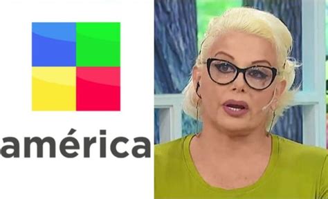 Carmen Barbieri Explotó Contra América Tv Programa Amarillo El Destape