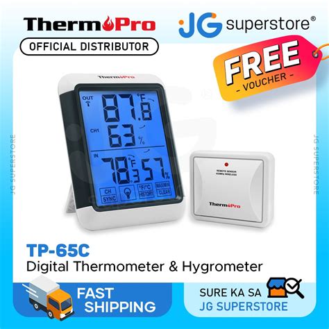 Thermopro Tp 65a Tp65a Indoor Outdoor Digital Wireless Thermometer Hygrometer For Temperature