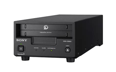 Sony Announces Optical Disc Archive Generation 3 New Long Life Media