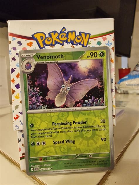 Venomoth 049 165 karta holo reverse pokemon 151 Gdańsk Kup teraz na