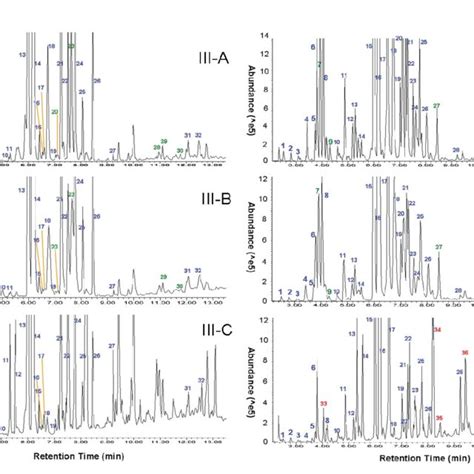 Gc Ms Total Ion Chromatography Tic Of Herb Essential Oils In Download Scientific Diagram