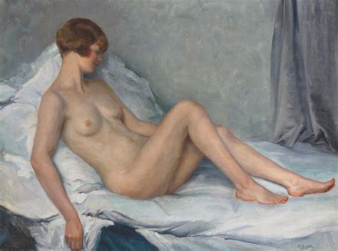Sold Price PAUL SIEFFERT FRENCH 1874 1957 Reclining Nude Oil On