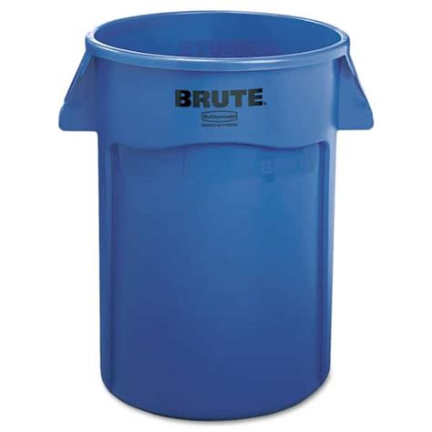 Rubbermaid Commercial Products Brute 44 Gal Blue Round Vented Trash