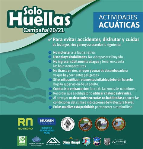 Parque Nacional Nahuel Huapi Campa A De Prevenci N Solo Huellas