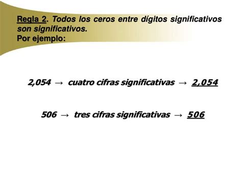 Reglas De Cifras Significativas