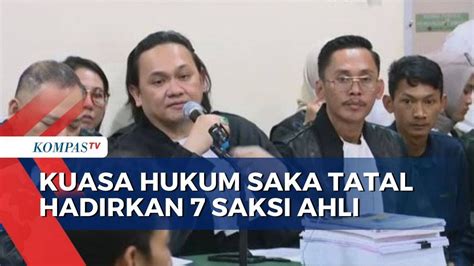 Sidang Pk Saka Tatal Kembali Digelar Kuasa Hukum Hadirkan Saksi Ahli