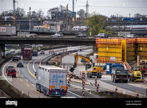 Autobahnkreuz Duisburg Kaiserberg Kompletter Um Und Neubau Des Kreuz