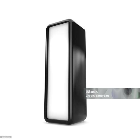 black plastic letter  isolated white background stock photo