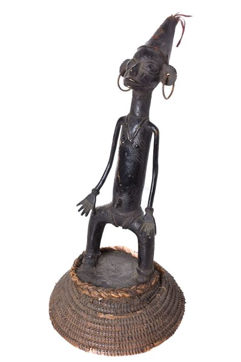 Ancestor figure - Bronze - Tikar - Cameroon - Asian African Art