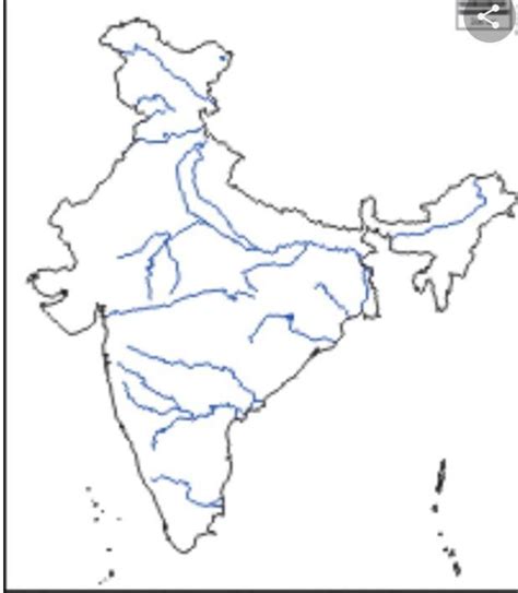 River Map Of India Pdf Blank River Map Of India India Map Geography ...