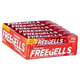 Bala Drops Pastilhas Freegells 27g Cx 12 Ou 13 Unds Sabores