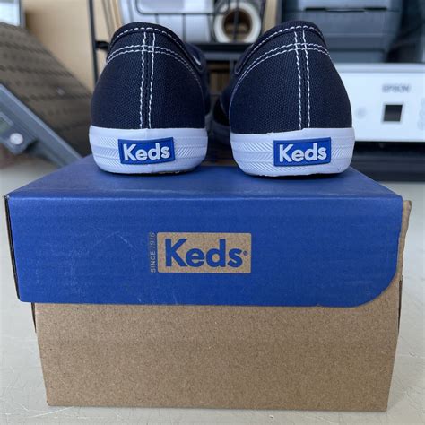 Pick Size Keds Womens Champion Navy Canvas Shoe Ebay