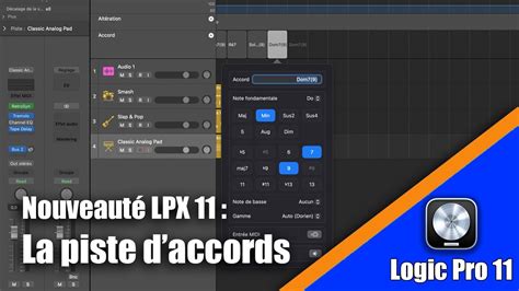 Tutoriel Logic Pro En Fran Ais La Piste D Accords Videotutoriels