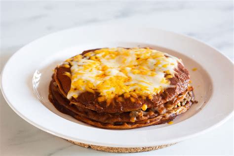 New Mexico Stacked Enchiladas