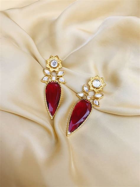 Maroon Earrings Abdesigns 3186416