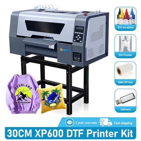 XP600 DTF Transfer T Shirt Printing Machine White Ink Stir Direto Para