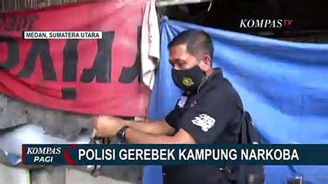 Gerebek Kampung Narkoba Di Medan Polisi Tangkap Belasan Pengedar