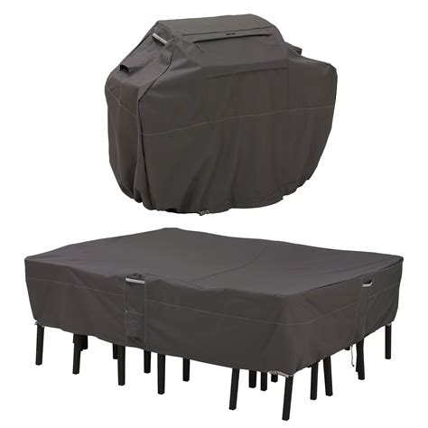 Arlmont Co Khalil Water Resistant Bbq Grill Cover And Patio Table