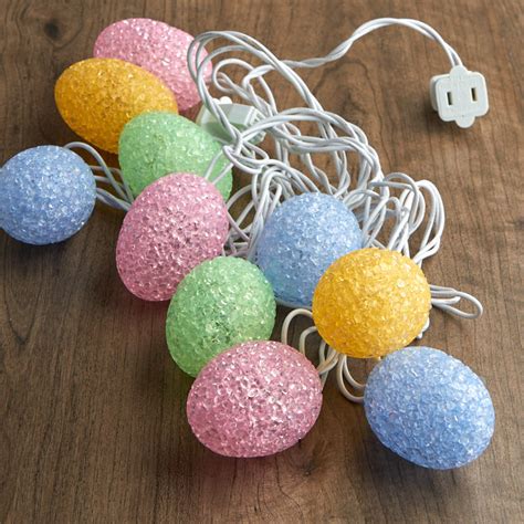 Pastel Easter Egg String Lights New Items Factory Direct Craft