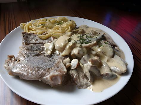 Recette De Cote De Veau La Cr Me Et Champignons