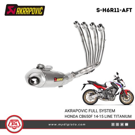 Akrapovic Full System Honda Cb650f Line Titanium