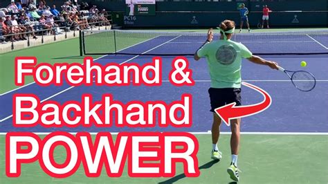 How To Add Power To Your Forehand And Backhand Tennis Technique Explained Youtube