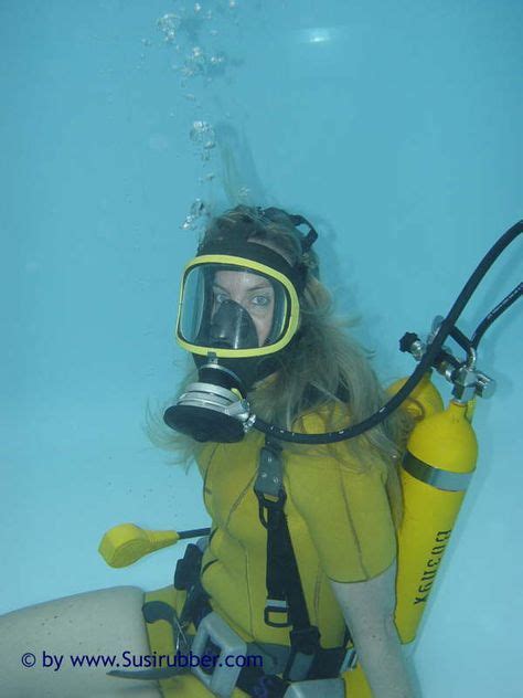 7 Gas Mask Scuba Girls Ideas Scuba Girl Gas Mask Scuba