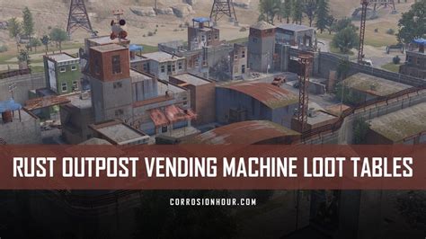 RUST Outpost Vending Machine Loot Tables - Corrosion Hour