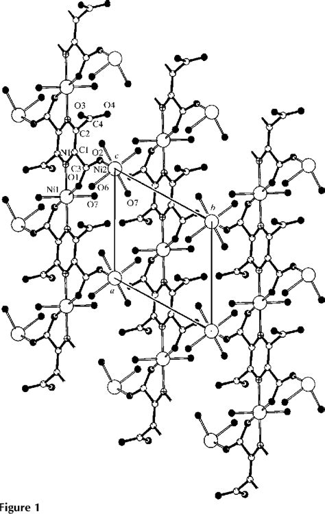 Figure From X Ray Powder Structure Of A New Two Dimensional Nickel Ii