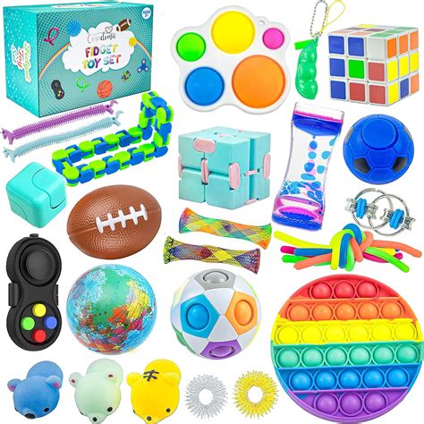 Fidget Toys Set Di Giocattoli Antistress Pop It Set Con Squishy