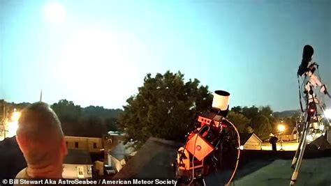 Incredible Moment Giant Fireball Made Two Audible Booms As It Exploded Over West Virginia And