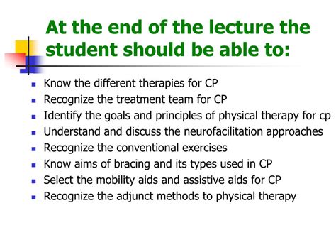 PPT Management Of Cerebral Palsy Treatment PowerPoint Presentation