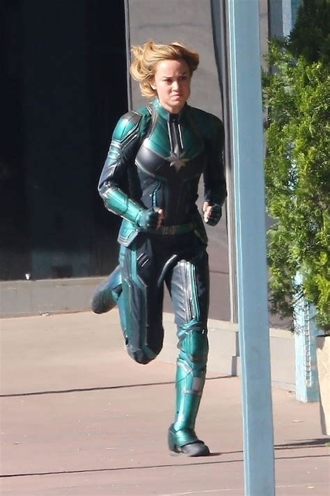 Brie Larson Captain Marvel” Set In Los Angeles 04262018 Captain