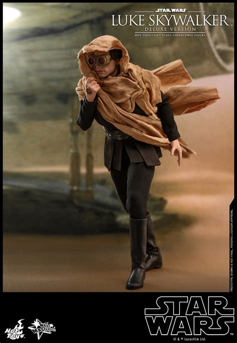 Hot Toys Star Wars Return Of The Jedi Luke Skywalker Collectible Figure Endor Deluxe