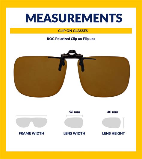 ROC Clip On Flip Up Polarized Sunglasses VS Eyewear