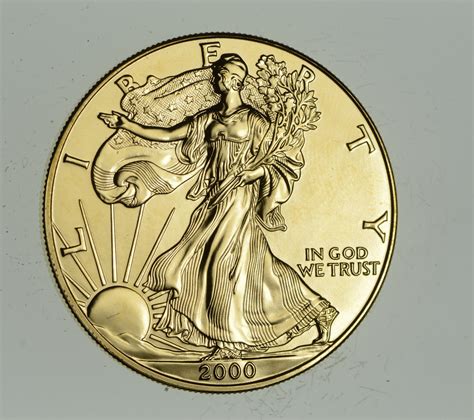 Kt Gold Plated American Silver Eagle Beautiful Coin Oz