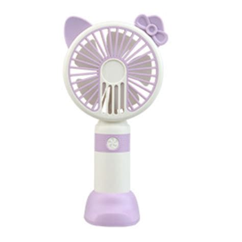 Ventilator Portabil Plastic Baterie Reincarcabila USB Violet EMAG Ro