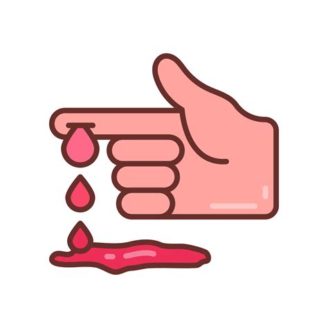 Blood Loss Icon In Vector Illustration Vector Art At Vecteezy