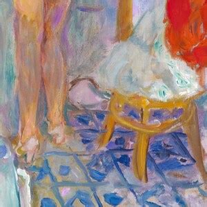 Vintage Impressionist Painting Nude Woman In Bathroom Edwardian Woman High Quality Fine Art